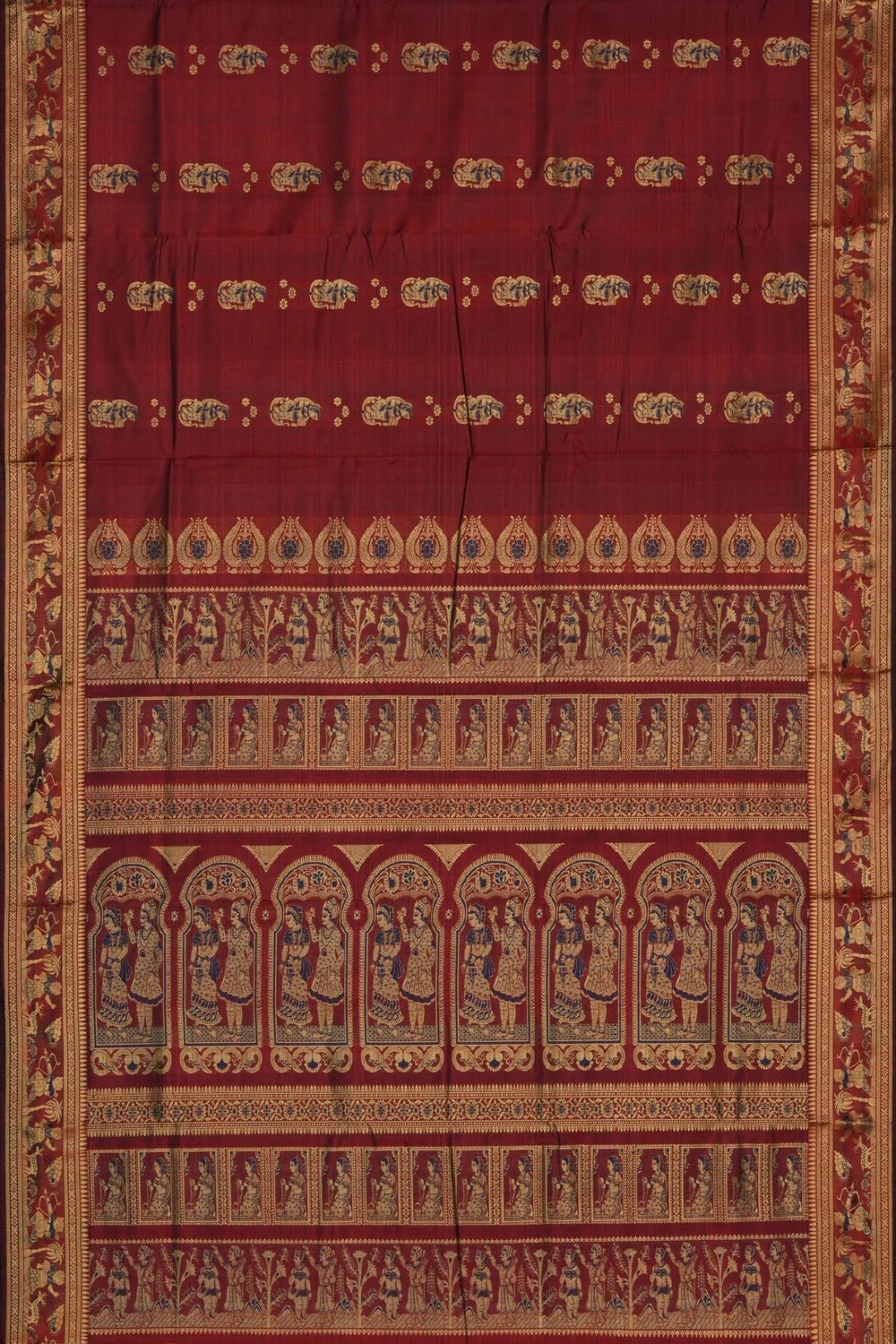 Kahaani — Maroon Baluchari