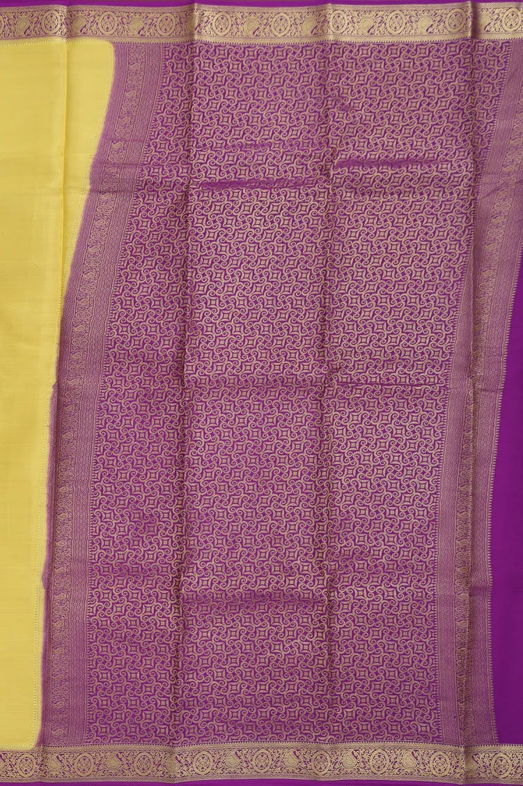 Haldi — Yellow Mysore Silk