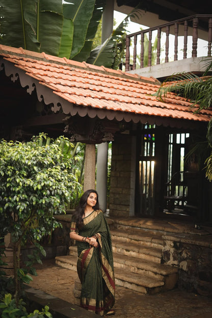 Vanashree — Green Kanjeevaram
