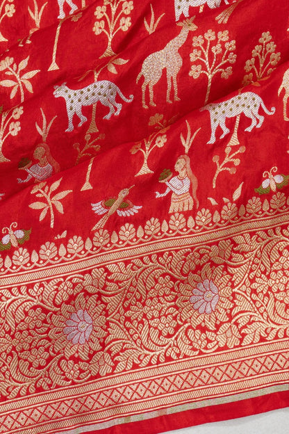 Mrigaya — Red Banarasi