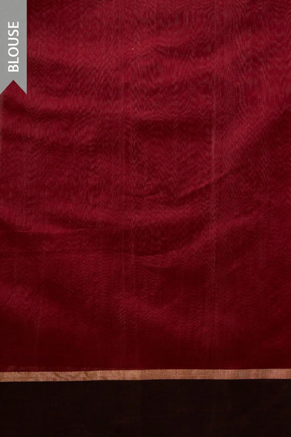Anuradha — Maroon Handloom Silk