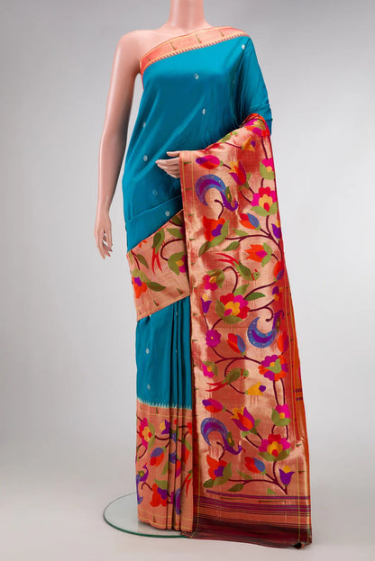 Neelkanth — Peacock Blue Paithani