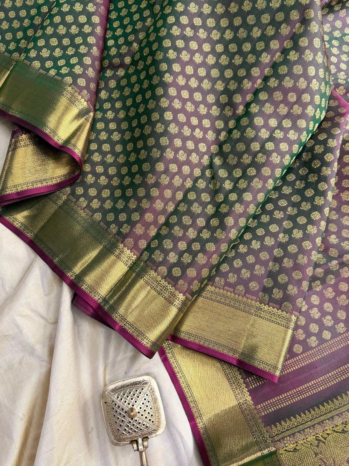 Ratnamala — Green Kanjeevaram