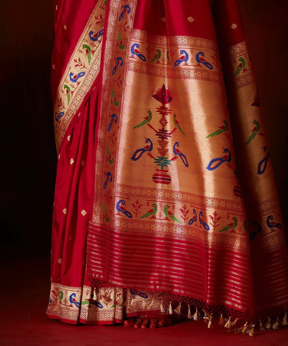 Shalini — Red Paithani