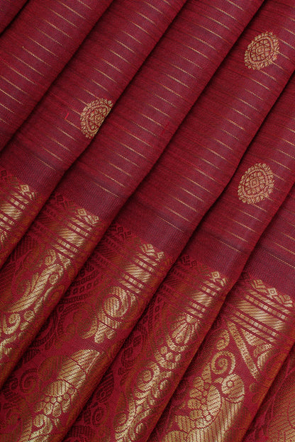 Arakku — Maroon Kanjeevaram