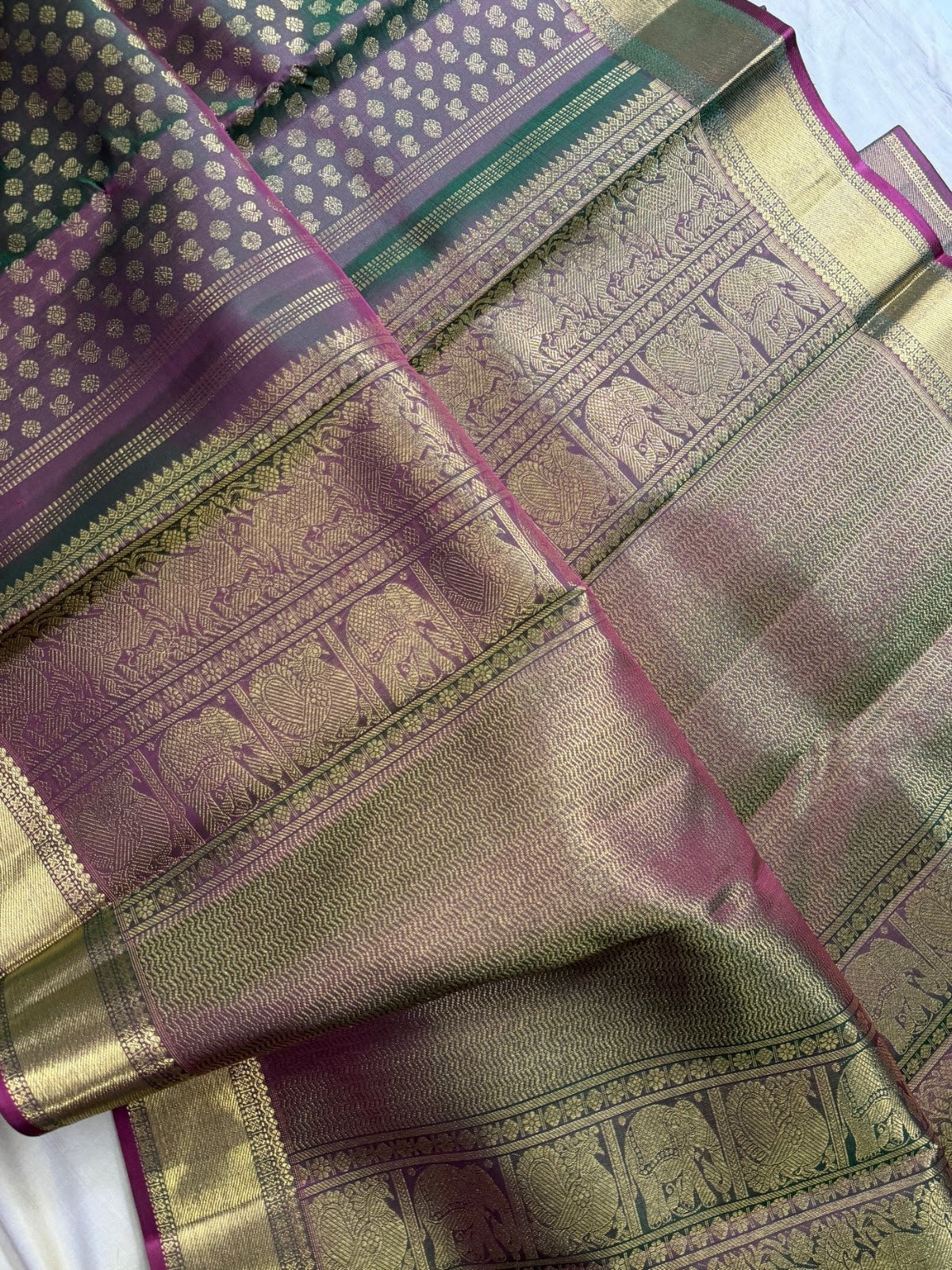 Ratnamala — Green Kanjeevaram