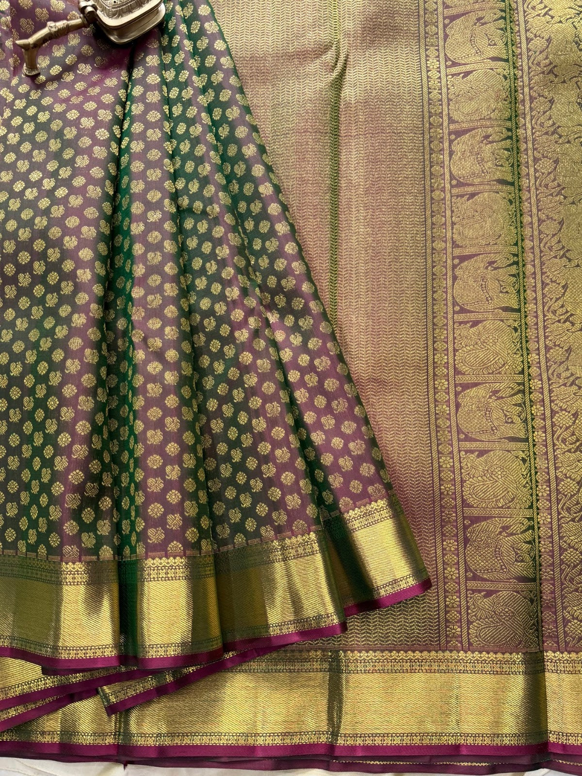 Ratnamala — Green Kanjeevaram
