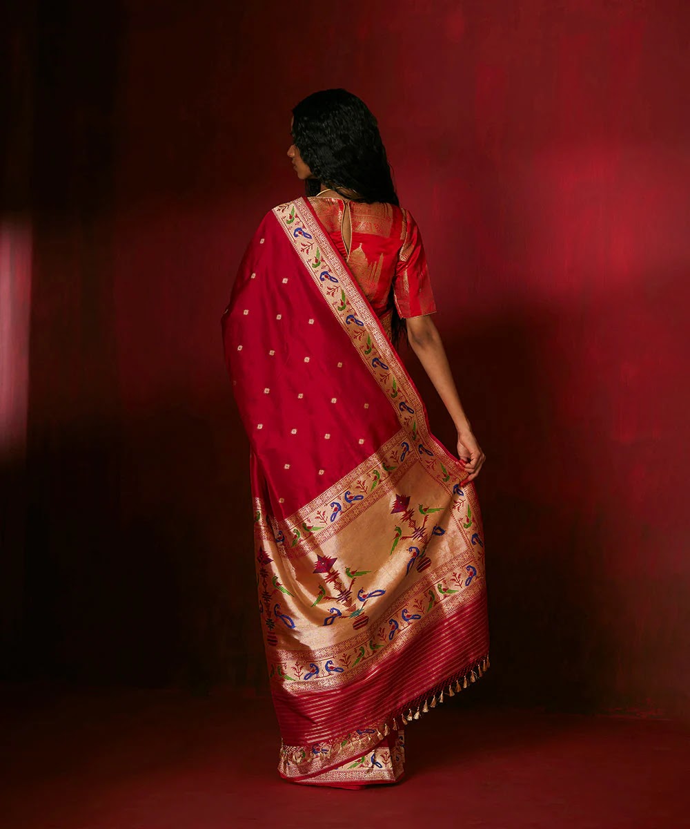 Shalini — Red Paithani