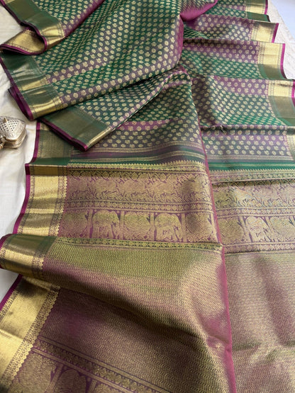 Ratnamala — Green Kanjeevaram