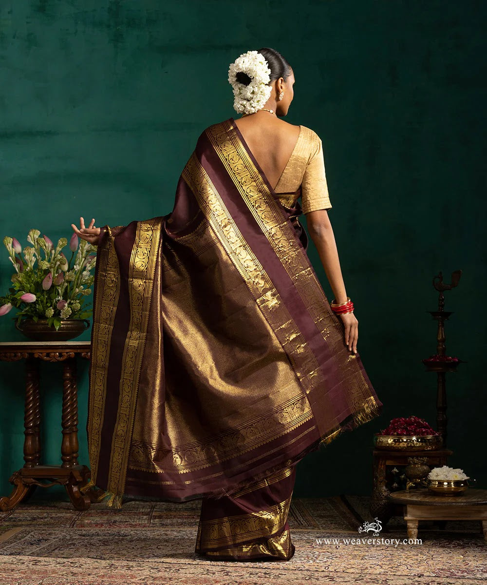Kanchan — Brown Kanjeevaram