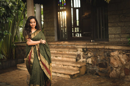 Vanashree — Green Kanjeevaram