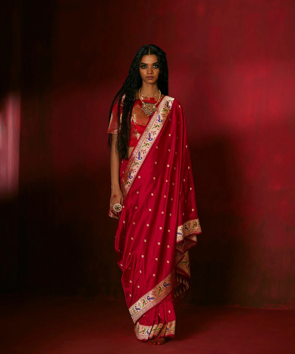 Shalini — Red Paithani