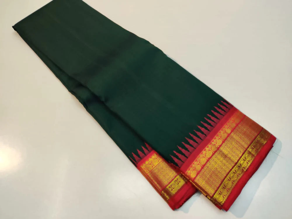 Haritima Green Gadwal flat lay