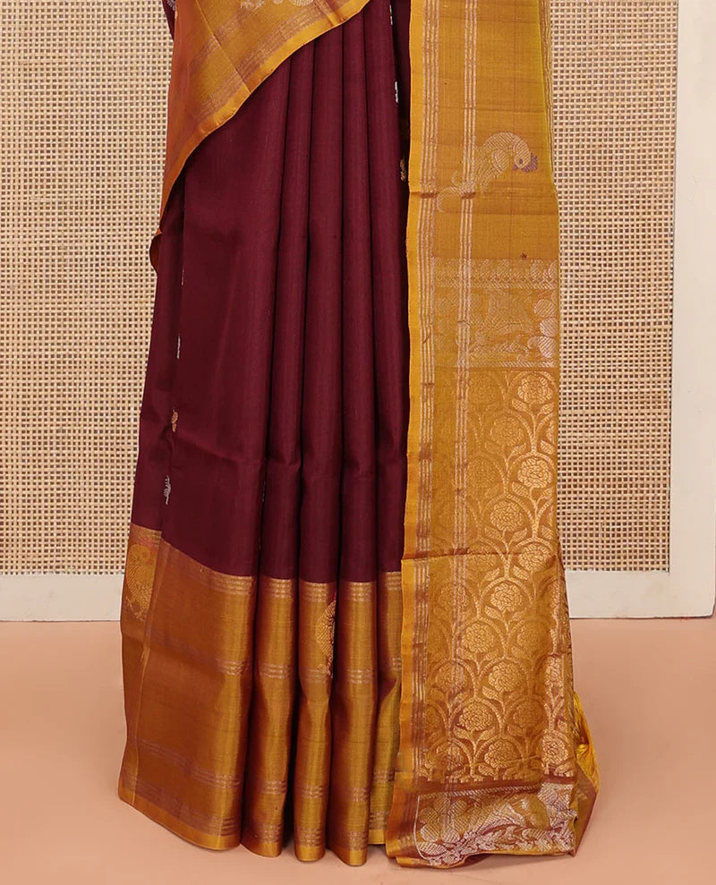 Jamuna Blue Uppada flat lay