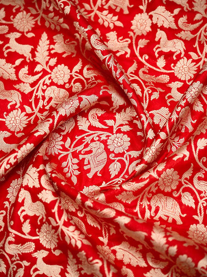 Shikar — Red Banarasi