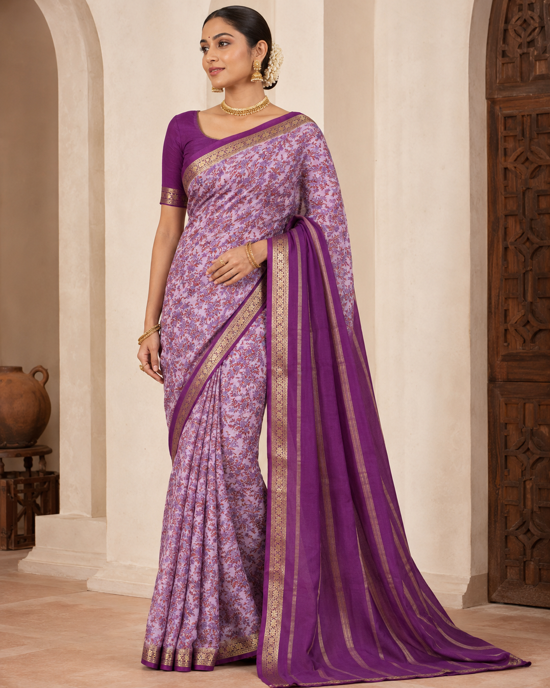 Nazneen — Lilac Banarasi