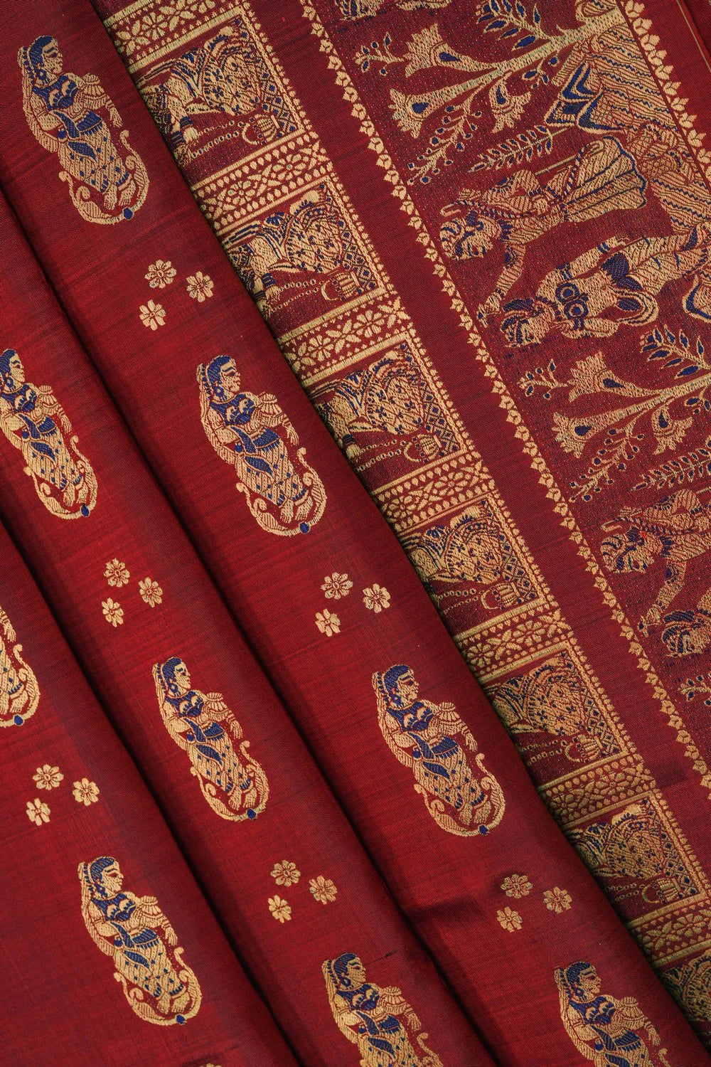 Kahaani — Maroon Baluchari
