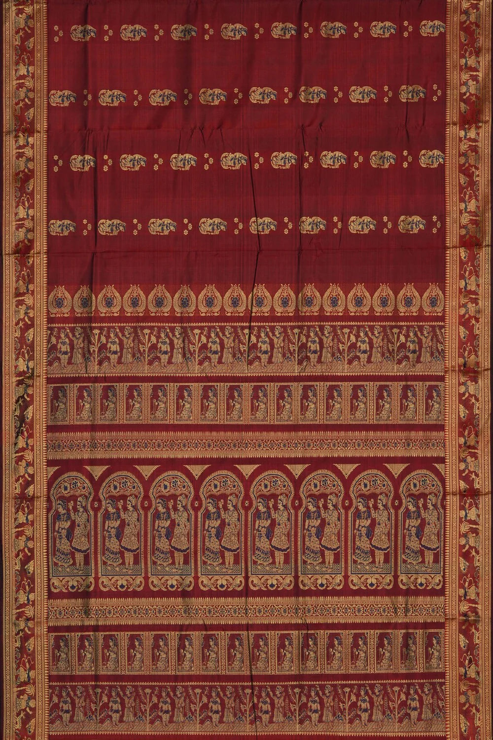 Kahaani — Maroon Baluchari