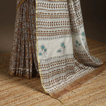 Mrittika — Brown Chanderi