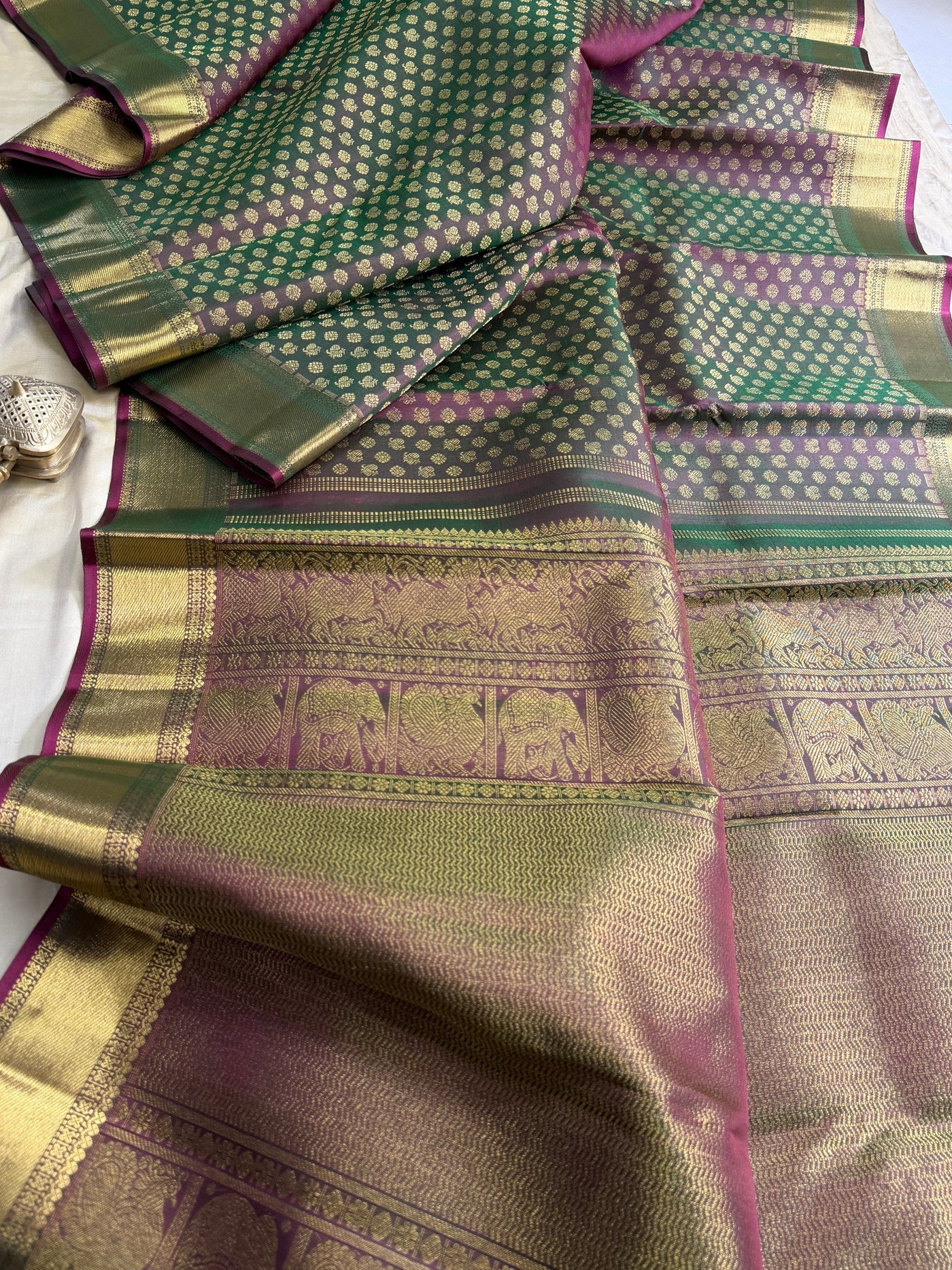 Ratnamala — Green Kanjeevaram