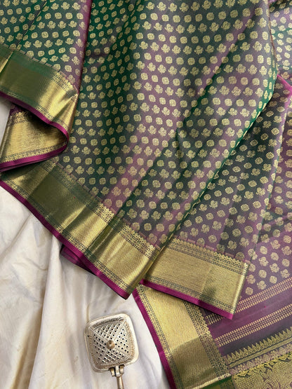 Ratnamala — Green Kanjeevaram