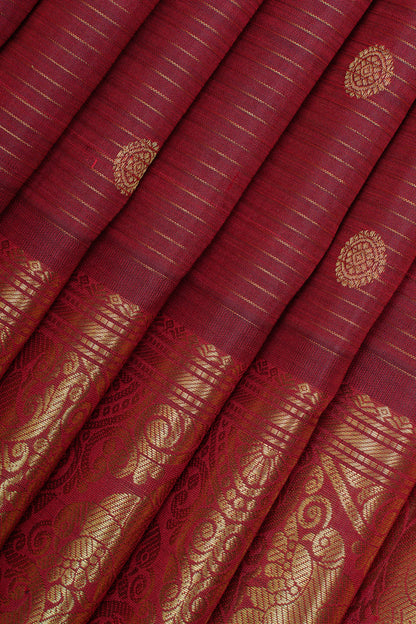 Arakku — Maroon Kanjeevaram