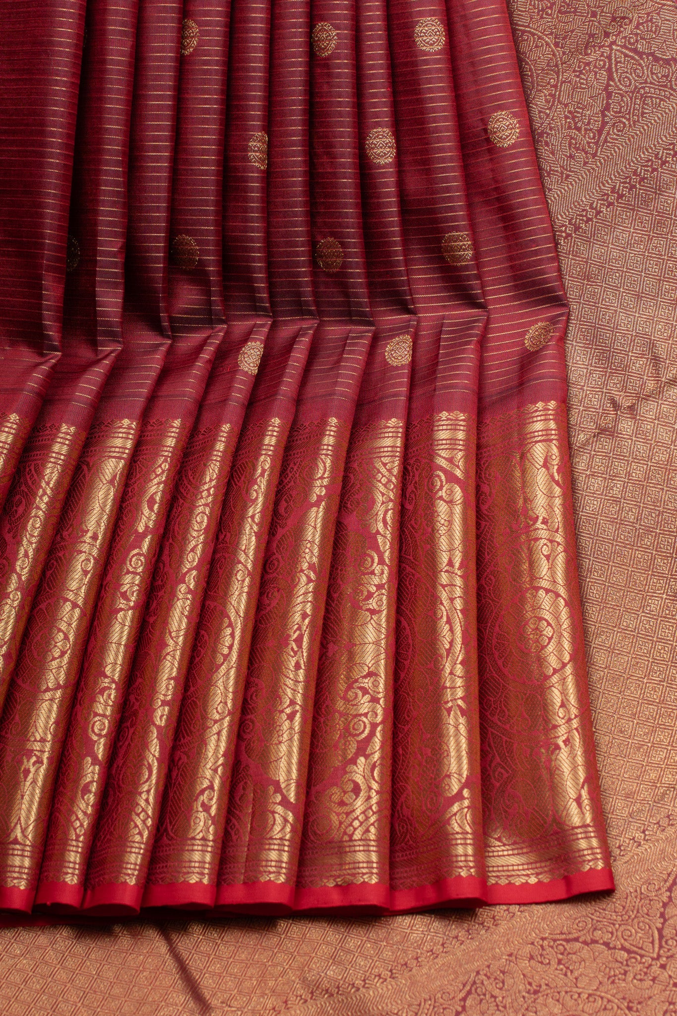 Arakku — Maroon Kanjeevaram