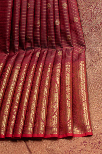 Arakku — Maroon Kanjeevaram