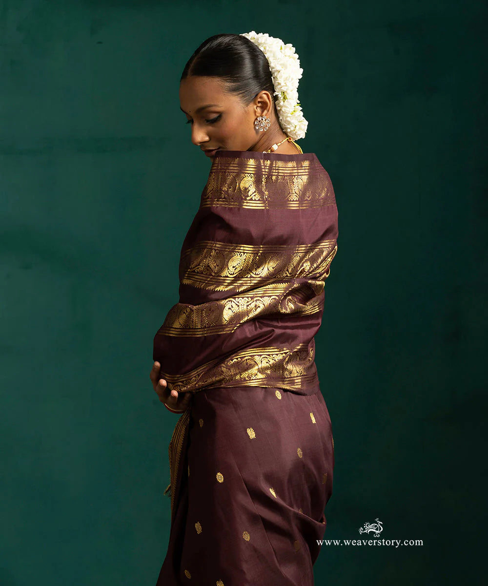 Kanchan — Brown Kanjeevaram