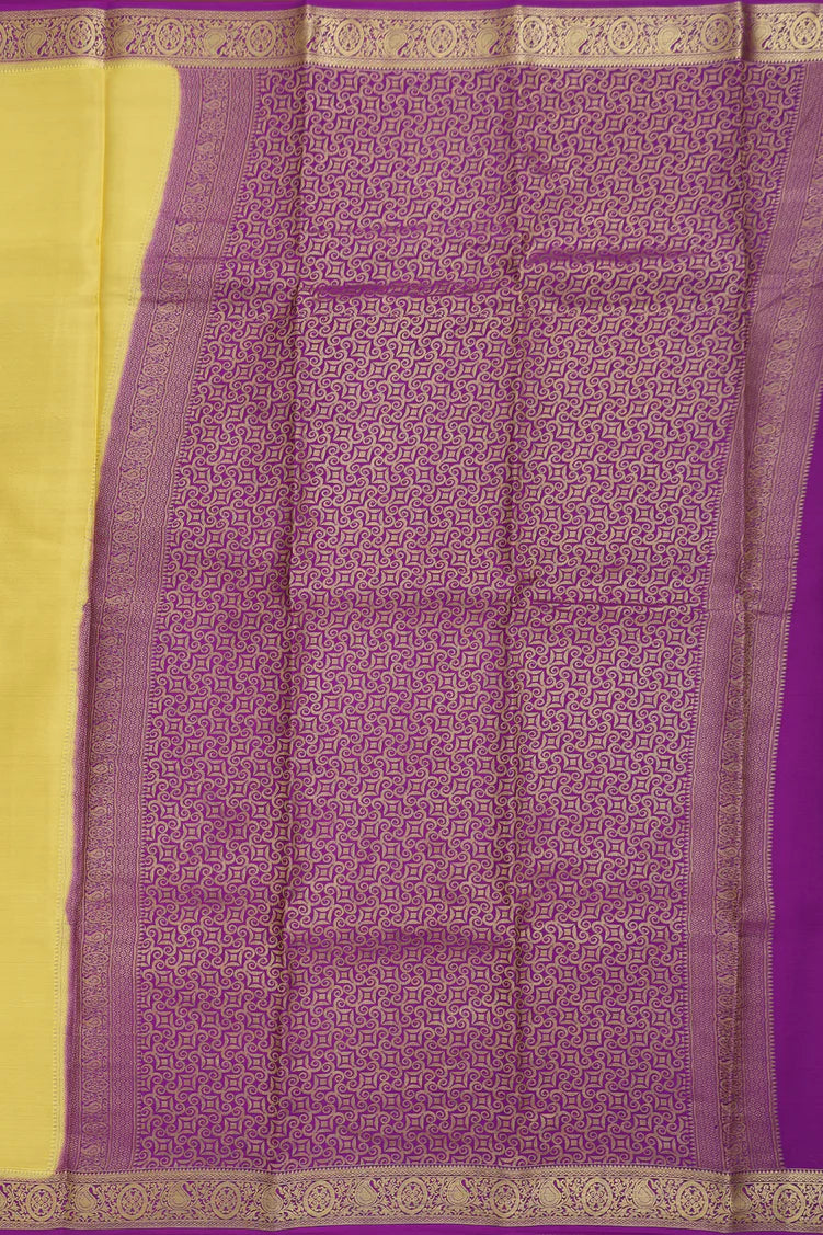 Haldi — Yellow Mysore Silk