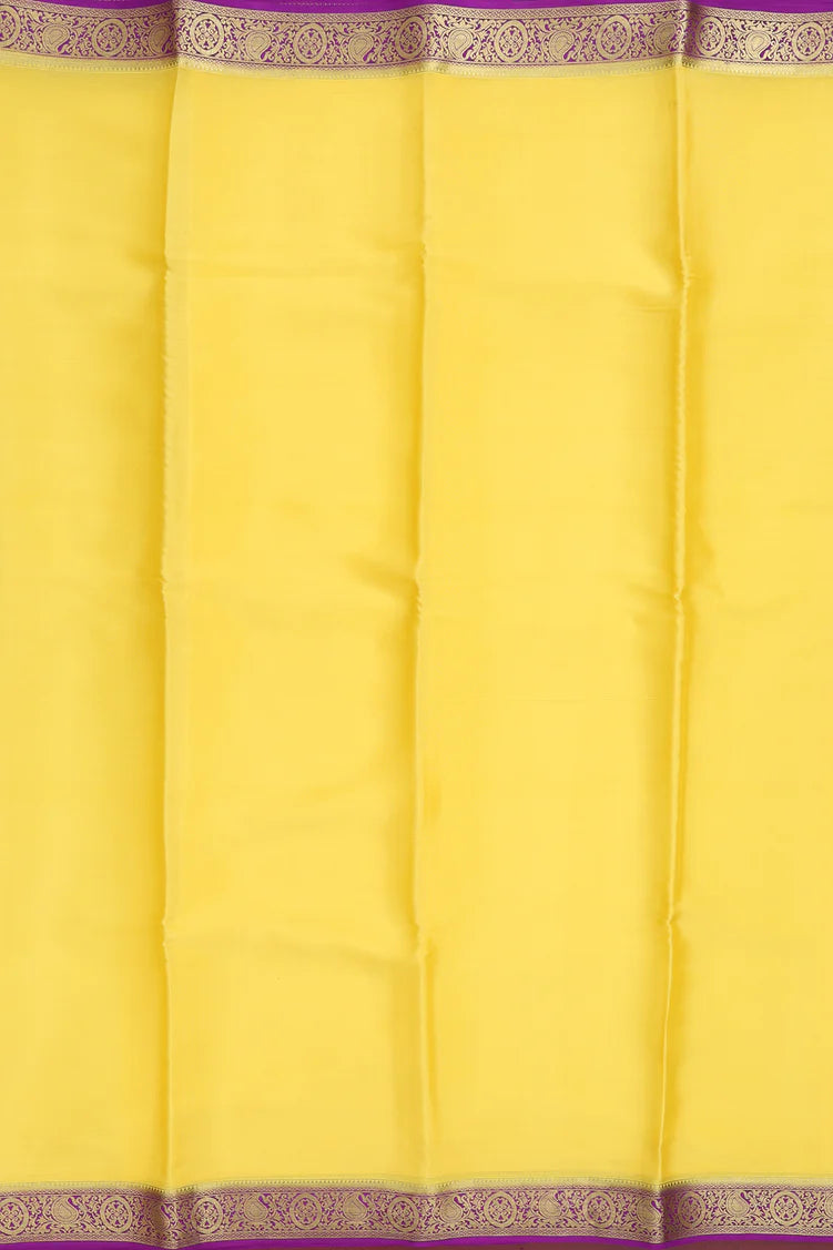 Haldi — Yellow Mysore Silk