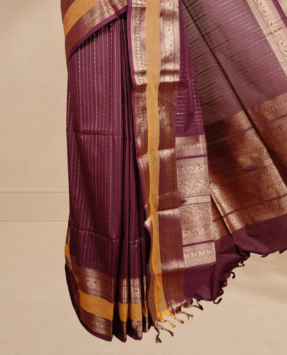 Madira — Wine Handloom Silk