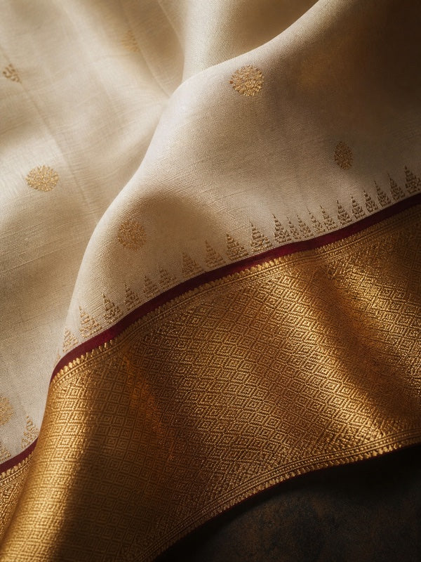 Kanjeevaram silk saree from Kanchipuram, Tamil Nadu
